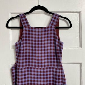 Paloma Wool Gingham Midi Dress, Low Back